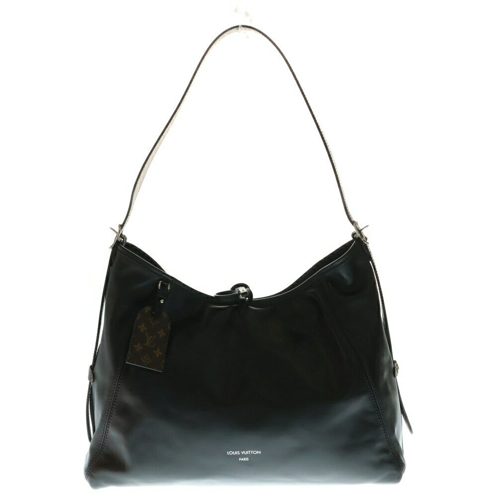 Louis Vuitton Carryall Vibe Noir Black Leather Shoulder Bag